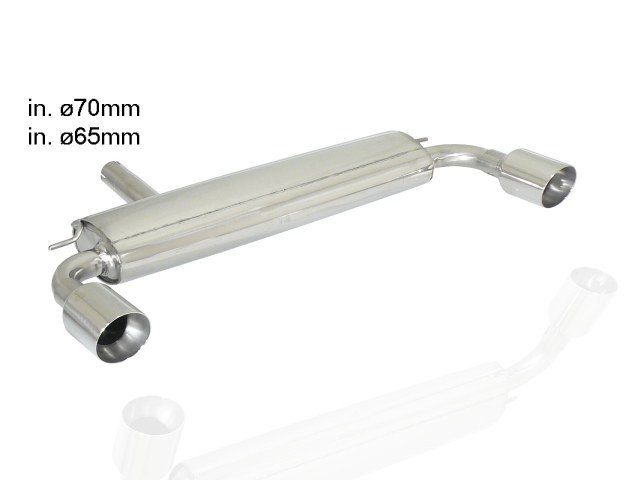 Sportauspuff Mini Countryman R60 JCW 2x90mm ECE | Ragazzon