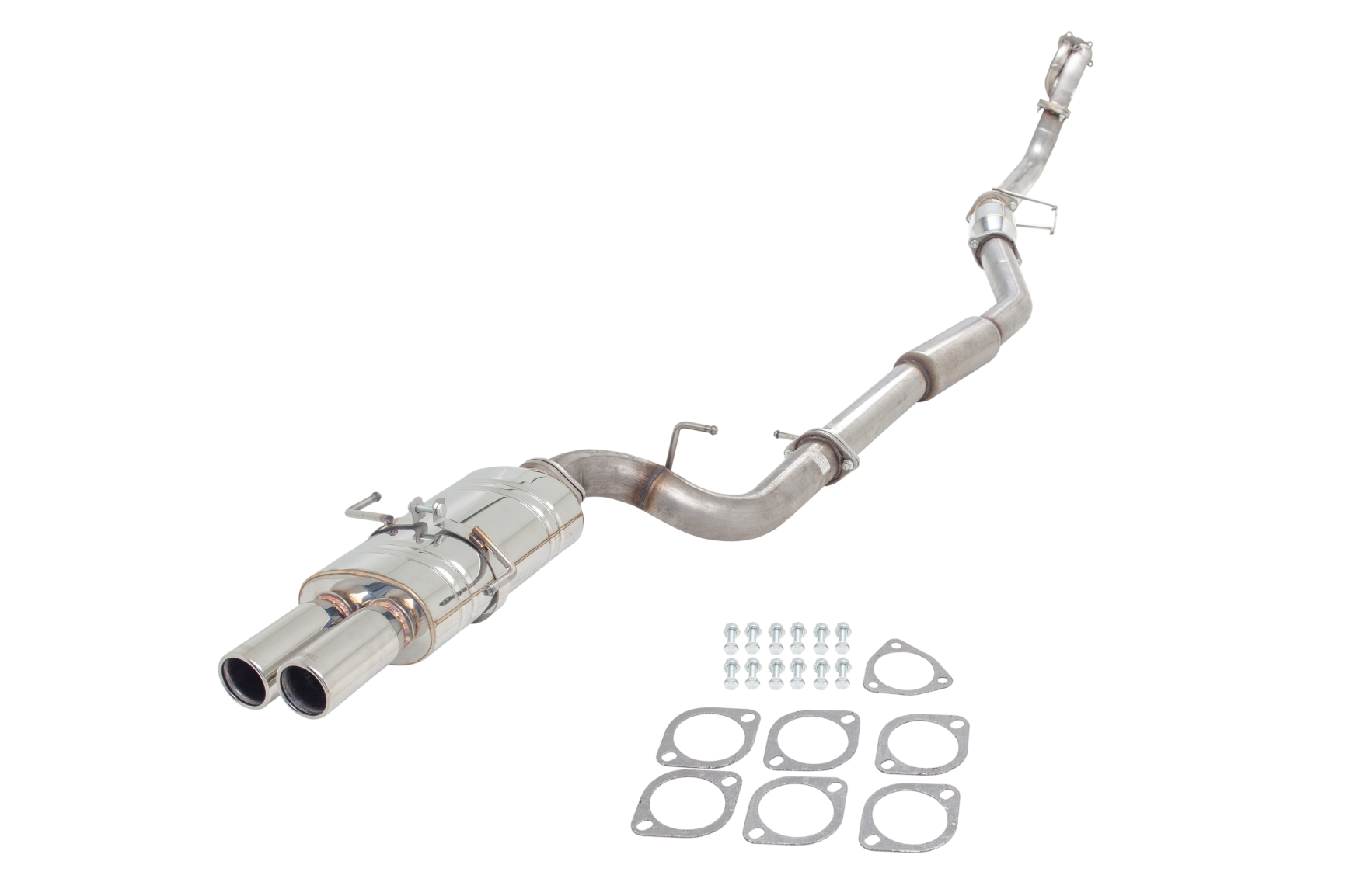 XFORCE Abgasanlage Nissan 200SX S14 94–98 – Twin 3" – Edelstahl