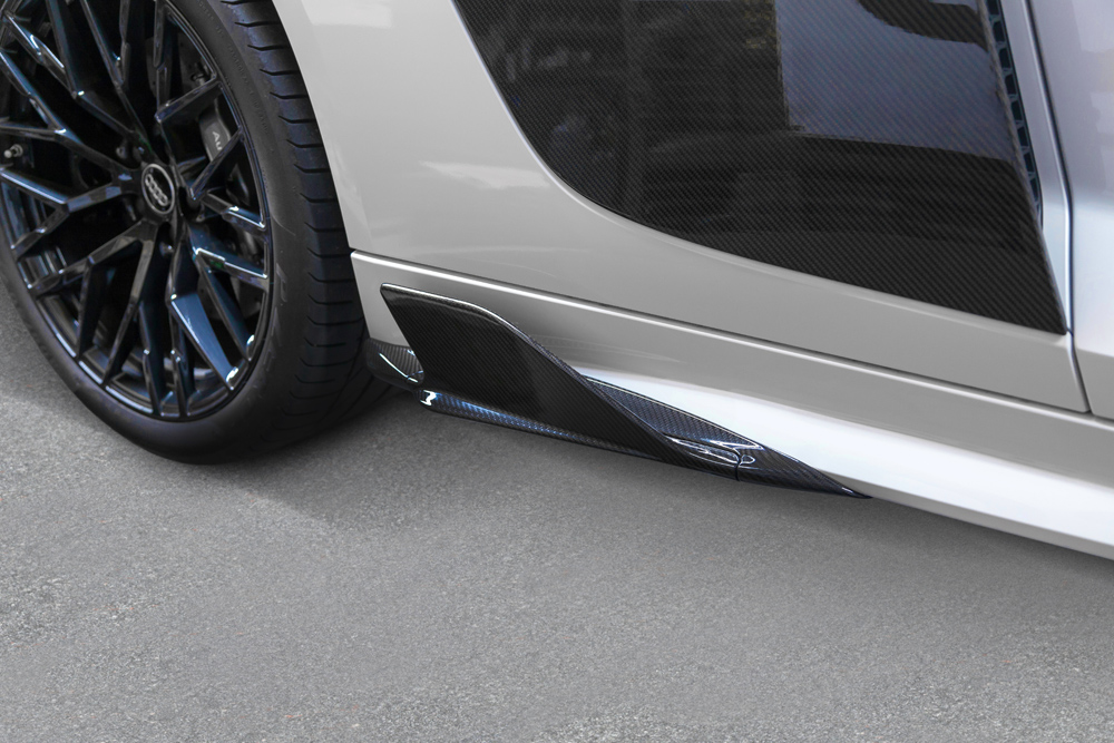 Capristo Carbon Seitenfinnen Set Audi R8 Facelift matt mit Teilegutachten