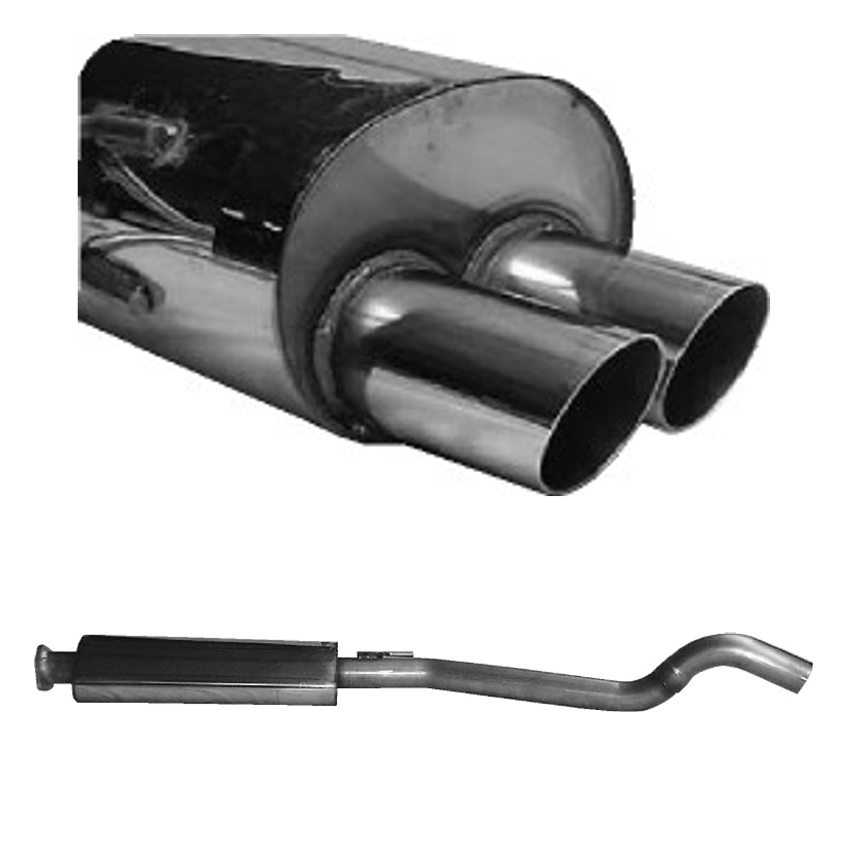 Bastuck Komplettanlage – Renault Clio 2 Clio 2 2,0l 16 V