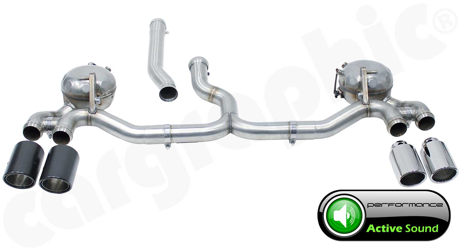 CARGRAPHIC Active Sound System für Porsche Cayenne 958.1 3,0 TDI