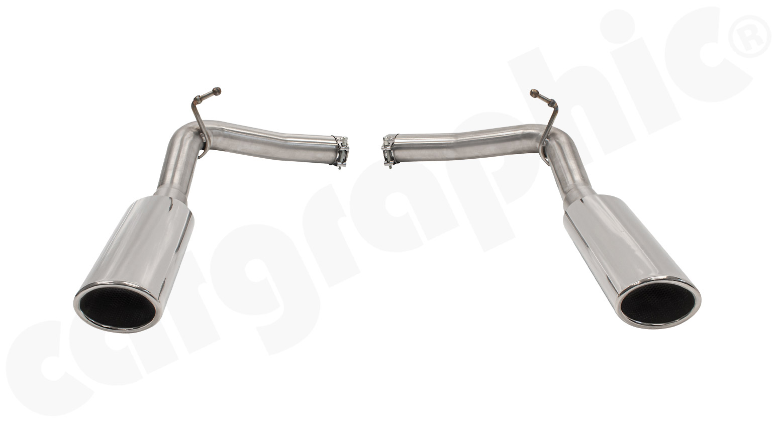 Cargraphic Endschalldämpfer-Ersatzrohre Range Rover Sport 2,7l/3,0l TD V6 2x115x82mm oval