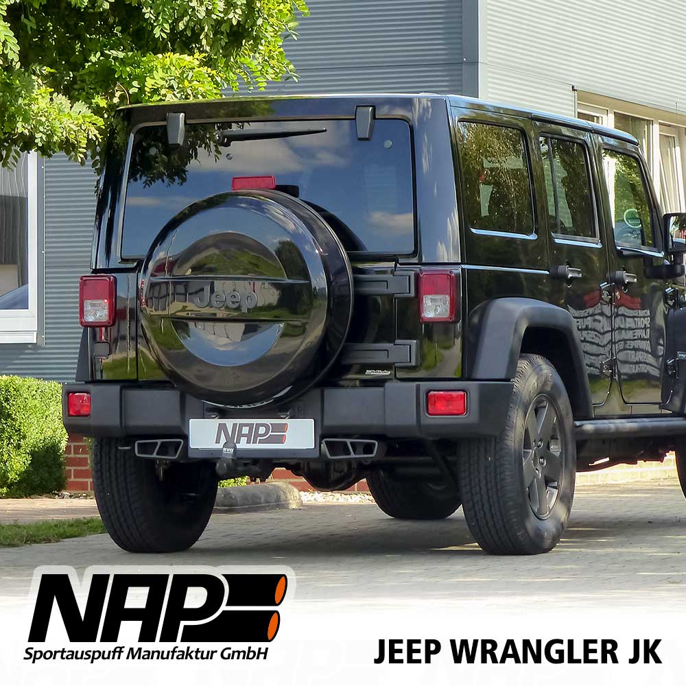 NAP Klappenauspuff passend für Jeep Wrangler JK (5-Türer)