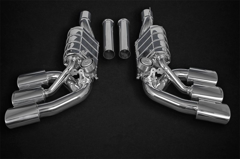 Capristo Klappenabgasanlage Mercedes G500 W463A 6-flutig mit EVCU-1