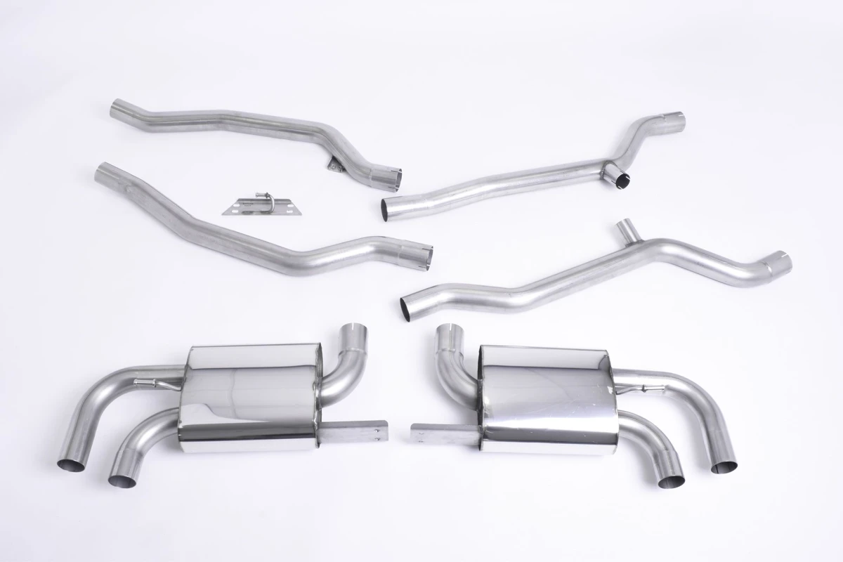 Milltek Sport Auspuffanlage passend für Porsche Cayenne 958 Turbo 4.8 V8 ohne Vorschalldämpfer