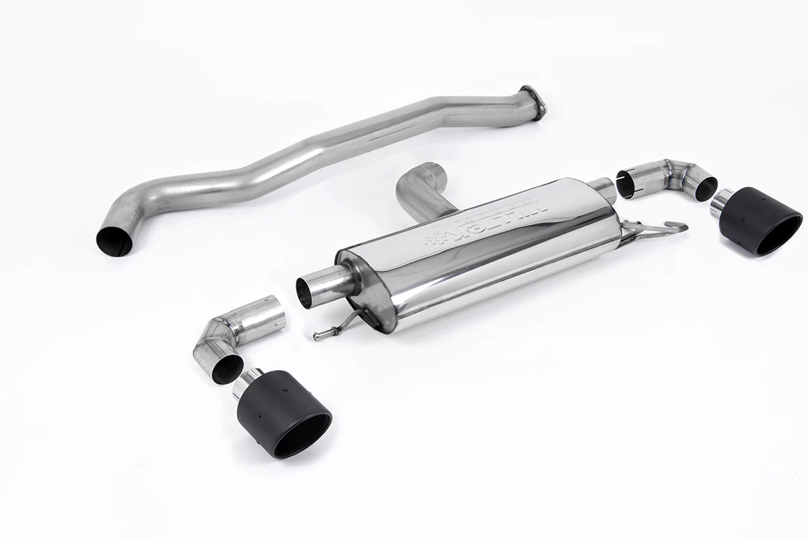 Milltek Sport Auspuffanlage passend für Toyota Yaris GR Circuit Pack 1.6T ab OPF - carbon Endrohre