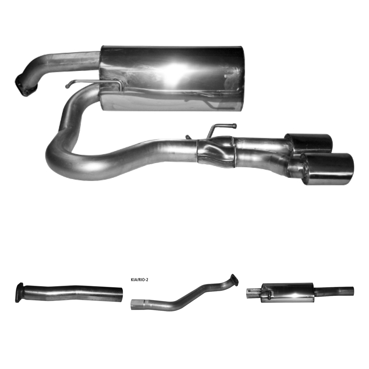 Bastuck Komplettanlage Central – Hyundai i20 i20 inkl. Facelift