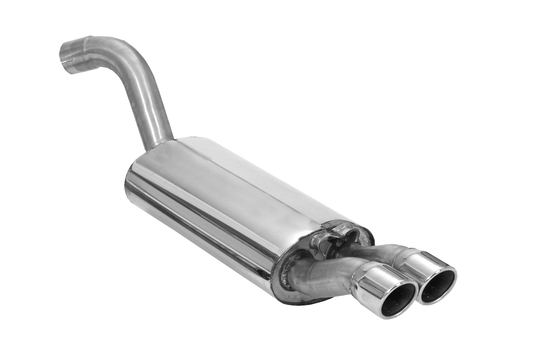 BN-Pipes Endschalldämpfer Audi 80/90 B3 Typ 89 Cabrio eintragungsfrei