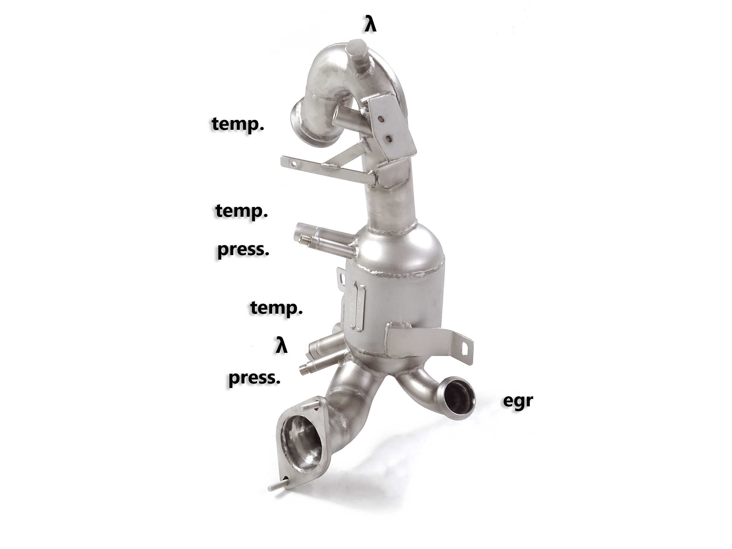 Downpipe + DPF-Ersatzrohr Set Fiat Ducato 2.3 MJT | Ragazzon