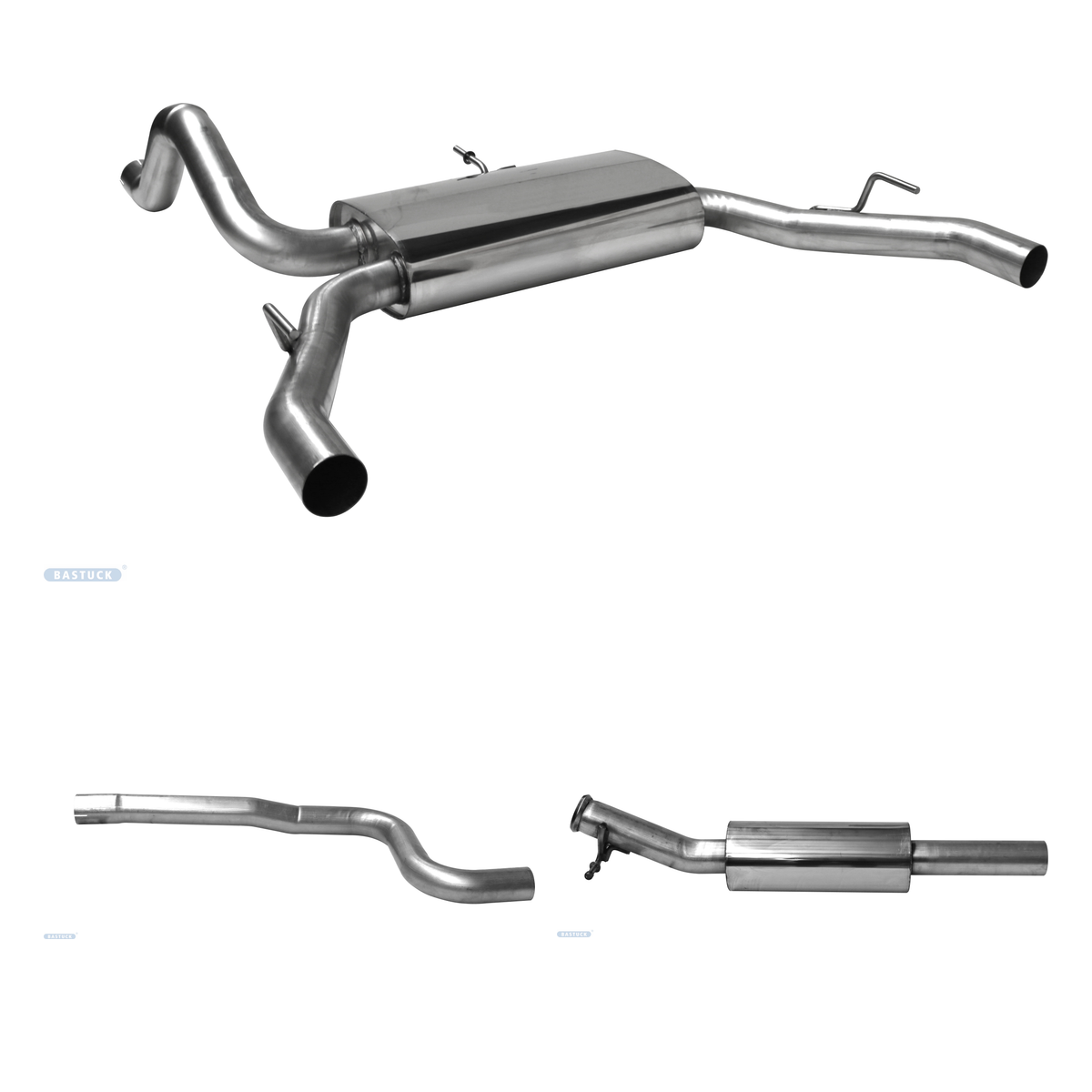 Bastuck Komplettanlage Twin – Peugeot 308 308 GTI THP 270