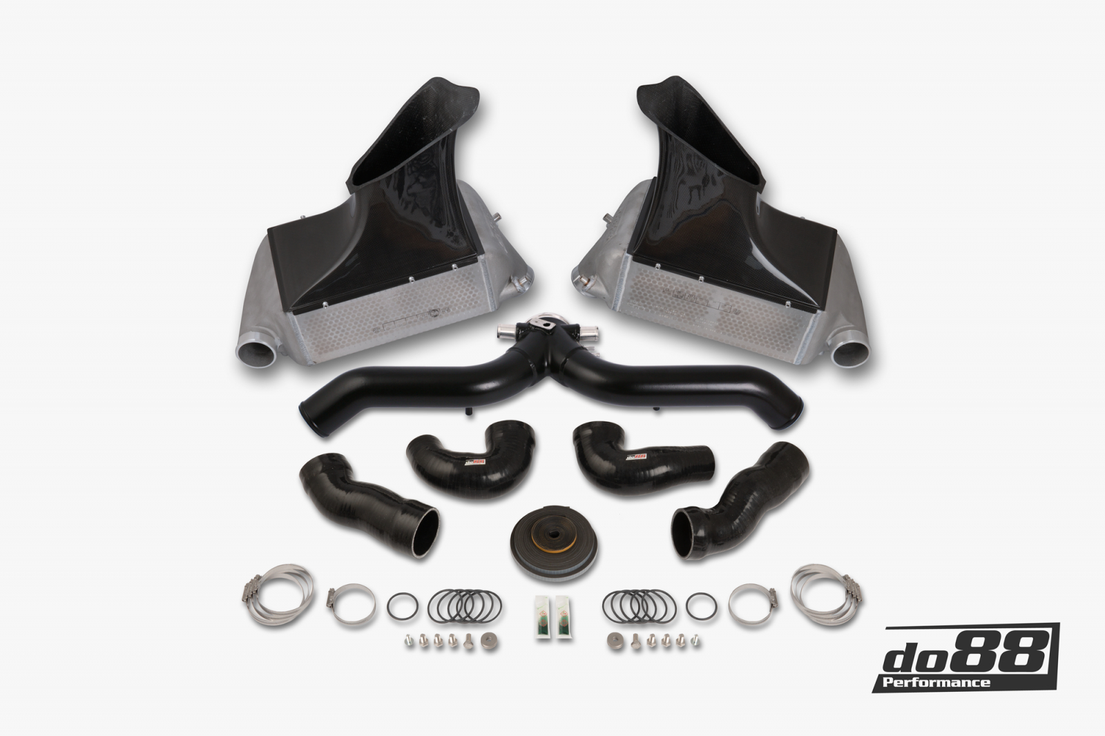 do88 BigPack Ladeluftkühler & Y-Rohr Porsche 911 997.2 Turbo/Turbo S