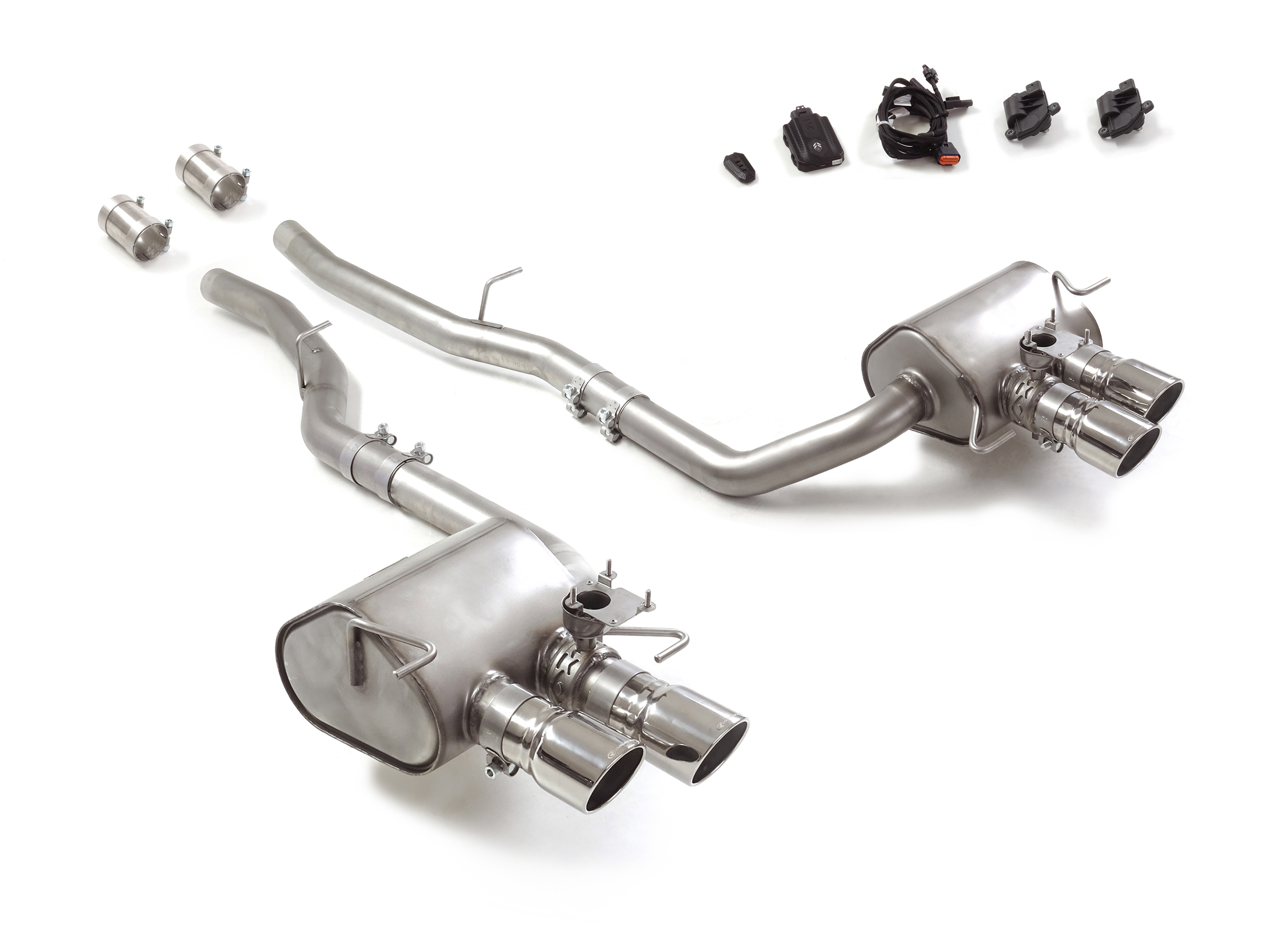 Sportauspuff Maserati GranTurismo Modena 3.0 V6 4x90mm | Ragazzon