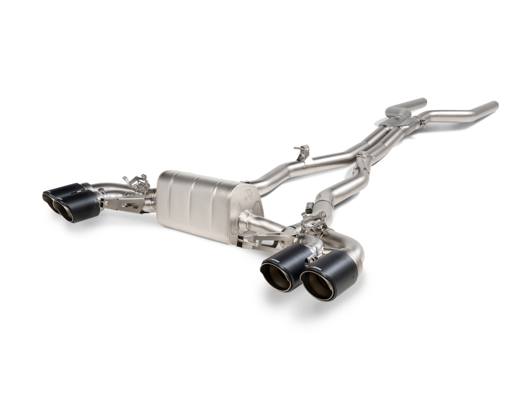 Akrapovic Evolution Line Titan Abgasanlage | BMW M8 / M8 Competition F91 F92 | Carbon Endrohre