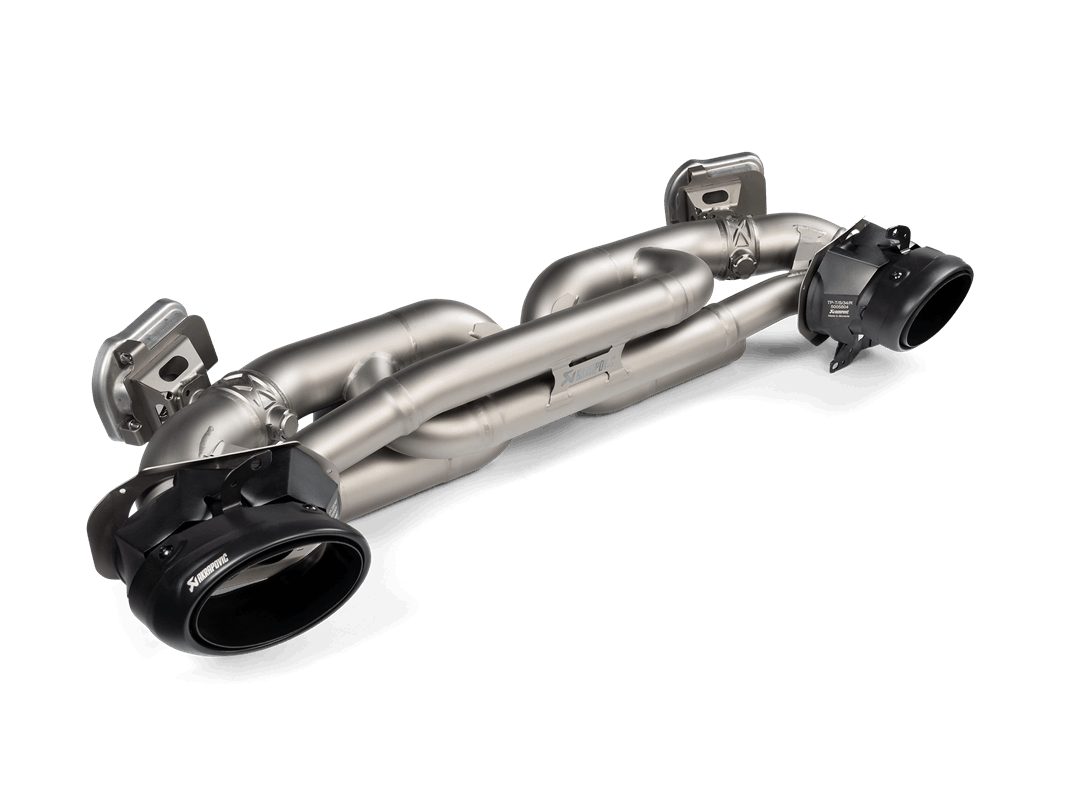 Akrapovic Slip-On Race Abgasanlage Titan | Porsche 911 Turbo 992