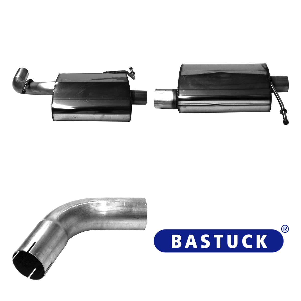 Bastuck Endschalldämpfer Twin – Skoda Octavia III Octavia III 5E RS