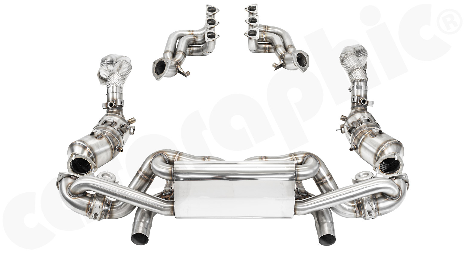Cargraphic Auspuffanlage Porsche 718 982 GT4 RS/Spyder RS ohne Katalysator