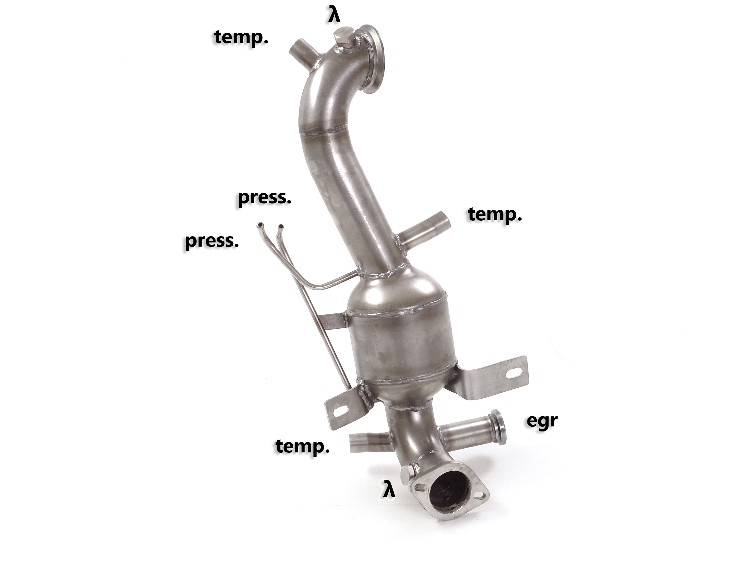 Downpipe + DPF-Ersatzrohr Set Alfa Romeo Giulietta 1.6 JTDm2 | Ragazzon