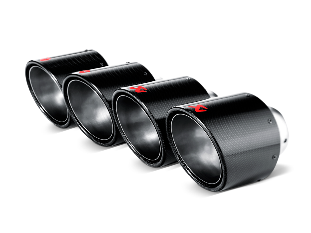 Endrohr Set (Carbon, 125 mm)