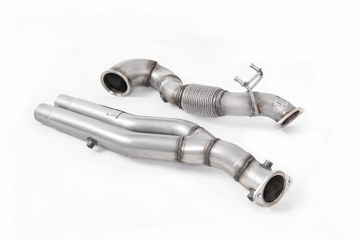Milltek Sport Downpipe (ohne Kat) passend für Audi TT Mk3 TTS 2.0TFSI Quattro ohne OPF