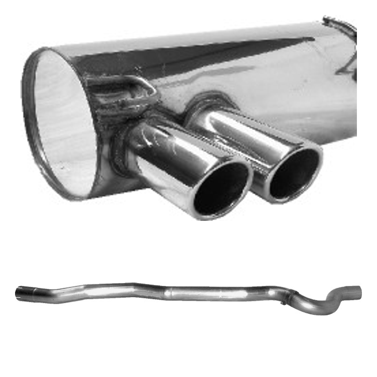 Bastuck Komplettanlage – BMW 3er E92 / 3er E93 316d / 318d / 320d Coupé(E92), Cabrio (E93)