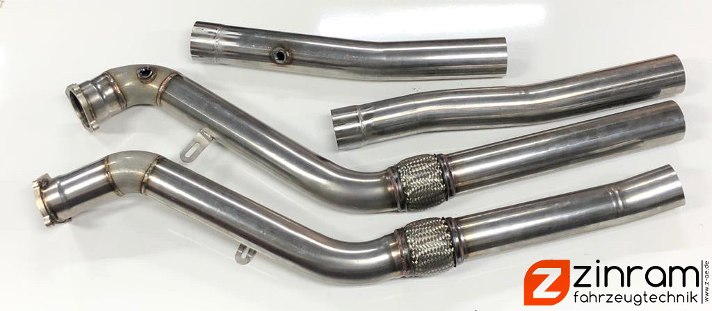 Zinram Downpipes Audi RS6 4F 76,1mm 3"