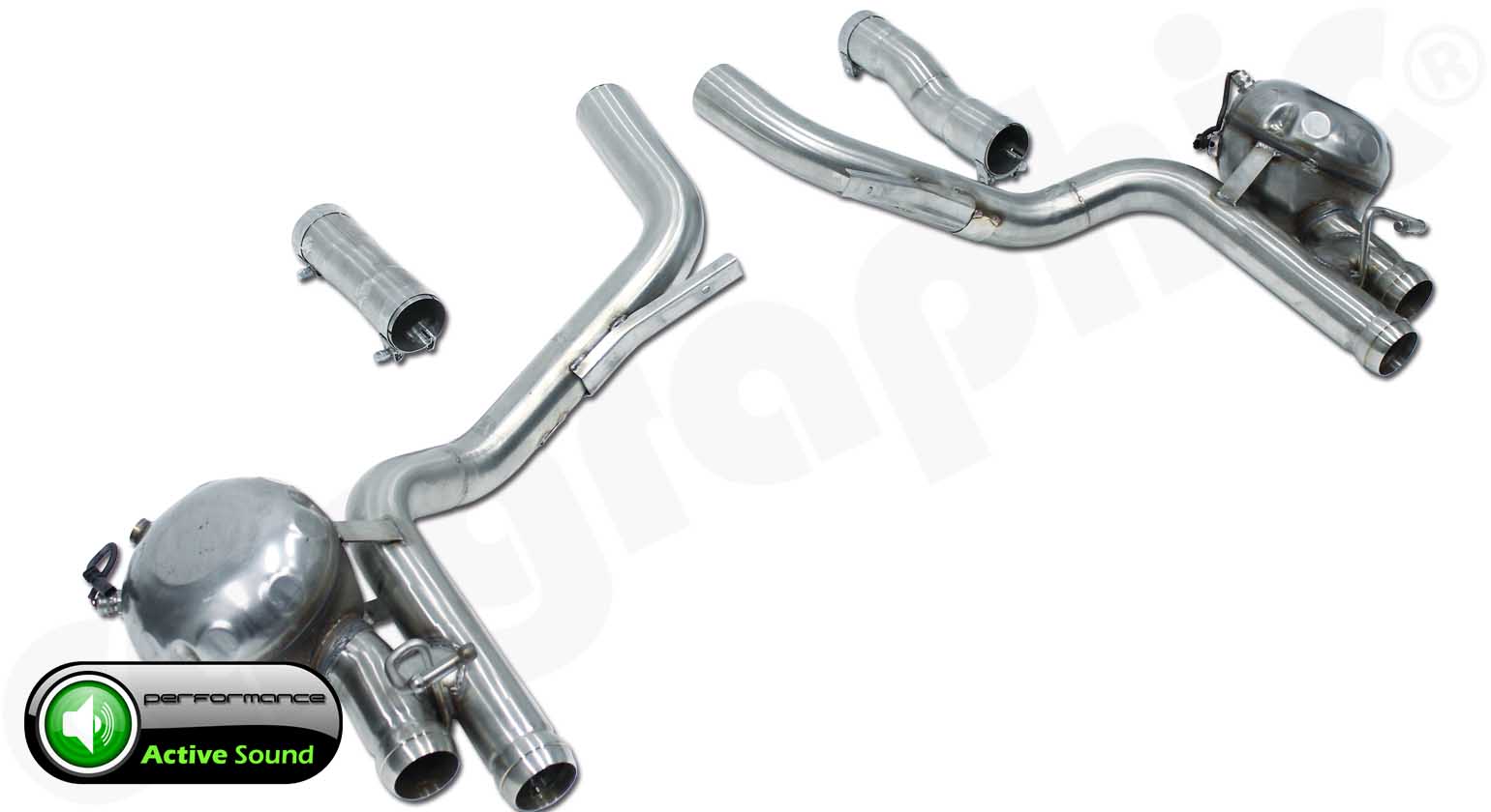 CARGRAPHIC Active Sound System für Porsche Panamera 970 3,0L V6 TDI
