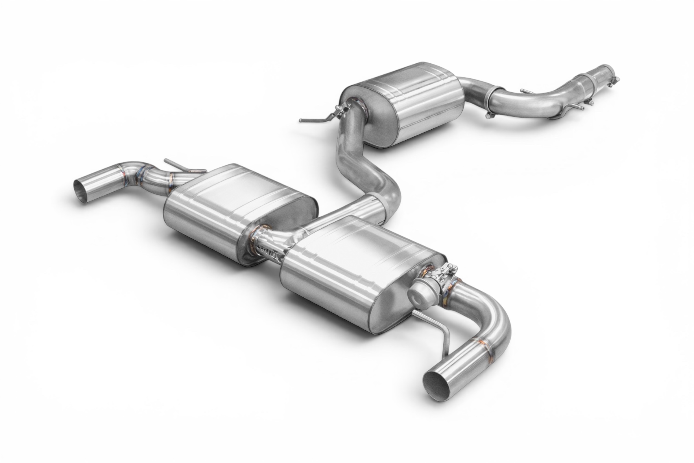 EGO-X Abgasanlage 3" Audi TT 8J 160/211PS FWD (mit ECE*)