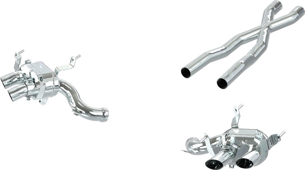 Capristo Klappenendschalldämpfer mit X-Pipe für Ferrari Purosangue Rennsport