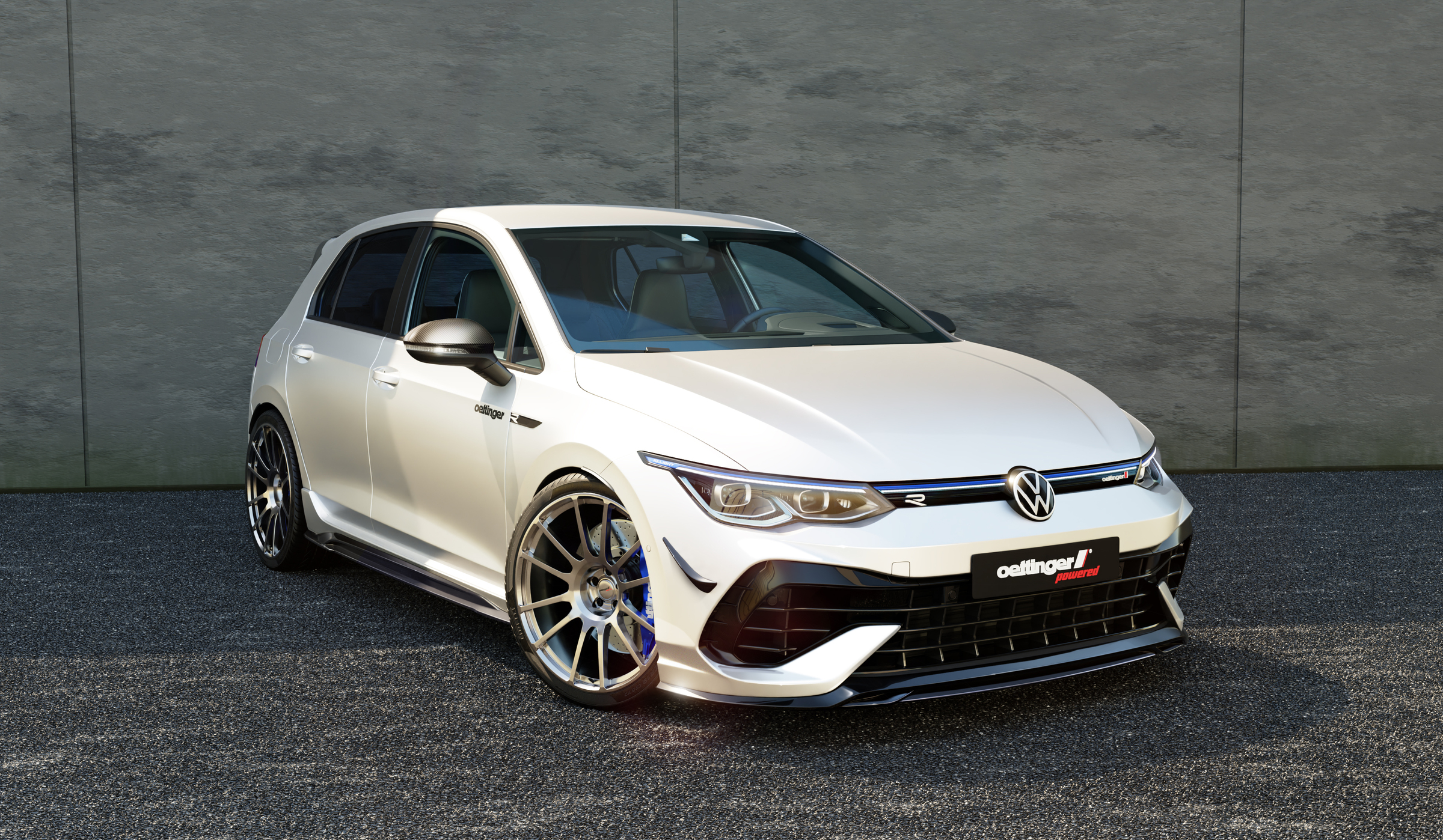 OETTINGER Frontspoiler VW Golf 8R - Grundiert