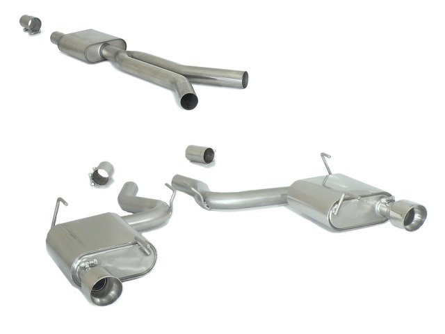 Sportauspuff Ford Mustang VI 2.3 Ecoboost 2x102mm ECE | Ragazzon