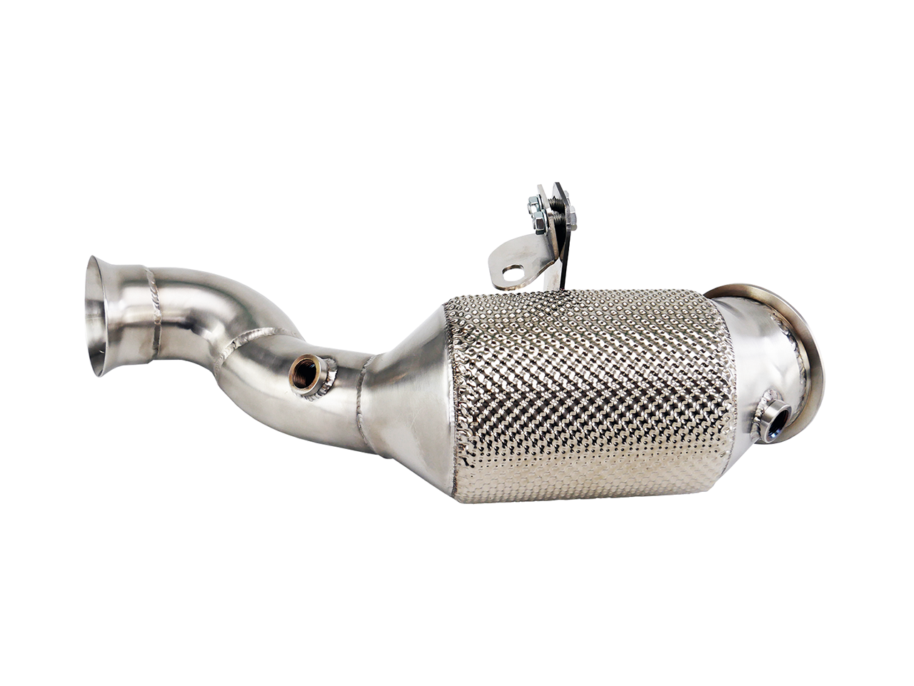Bull-X Downpipe 2,75" Mercedes C200, C250, C300, C350 205 - inkl. 100 Zellen Sportkat (ohne Betriebserlaubnis)