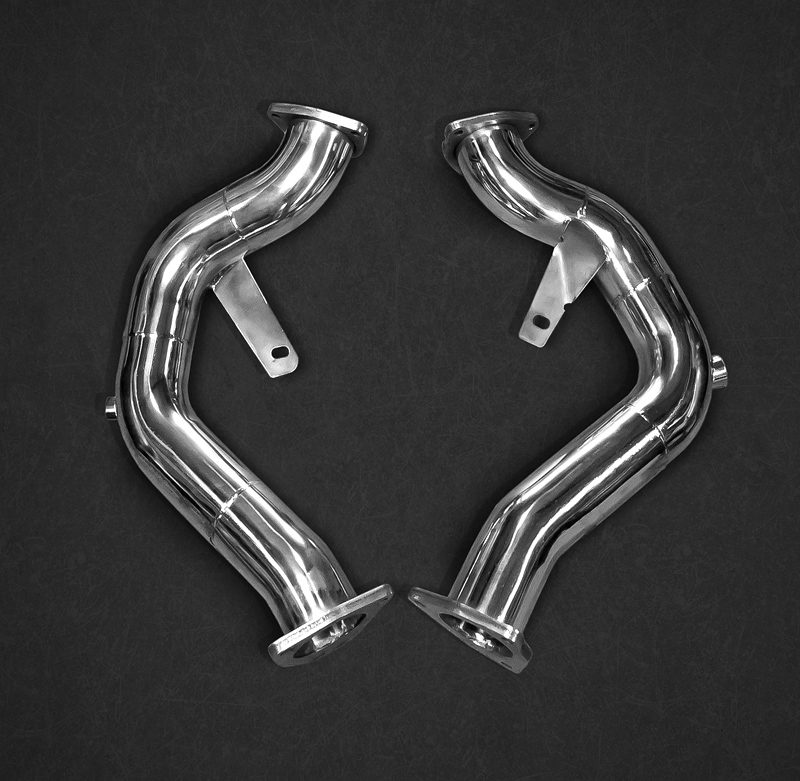 Capristo Downpipe mit 250 Zellen Sportkatalysator für Audi S5 F5 – Motorsport