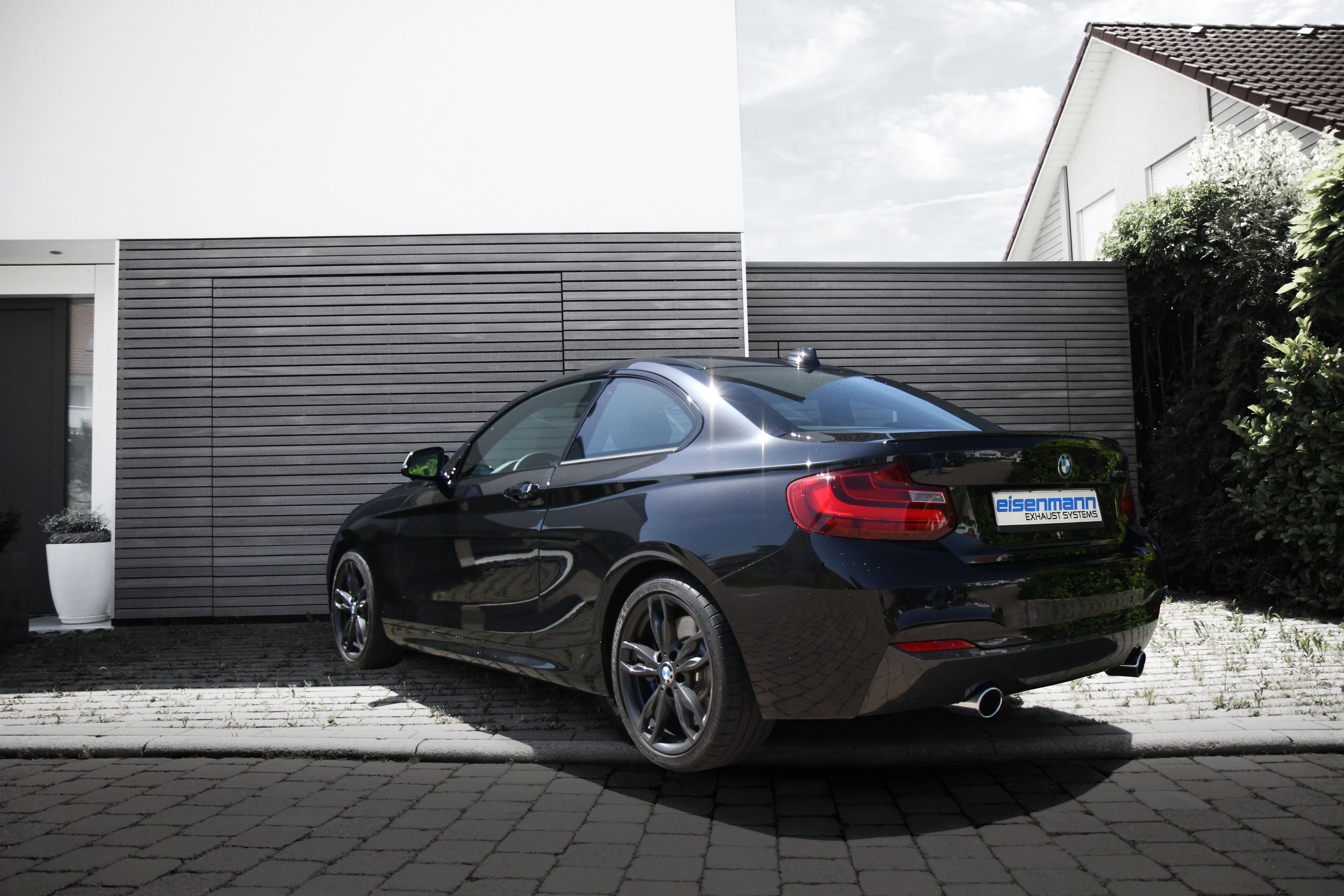 Eisenmann Endschalldämpfer für BMW M240i F23 2x90mm