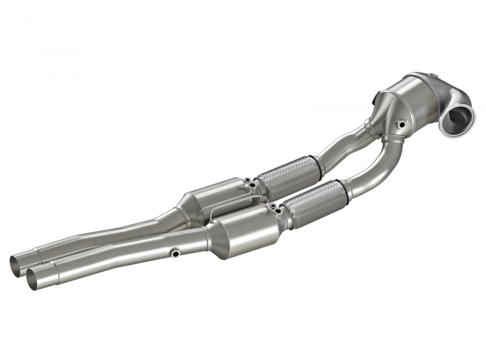 HJS Downpipe ECE 96/60mm 200 cpsi Audi RS3 8V RS3 8Y TTRS 8S
