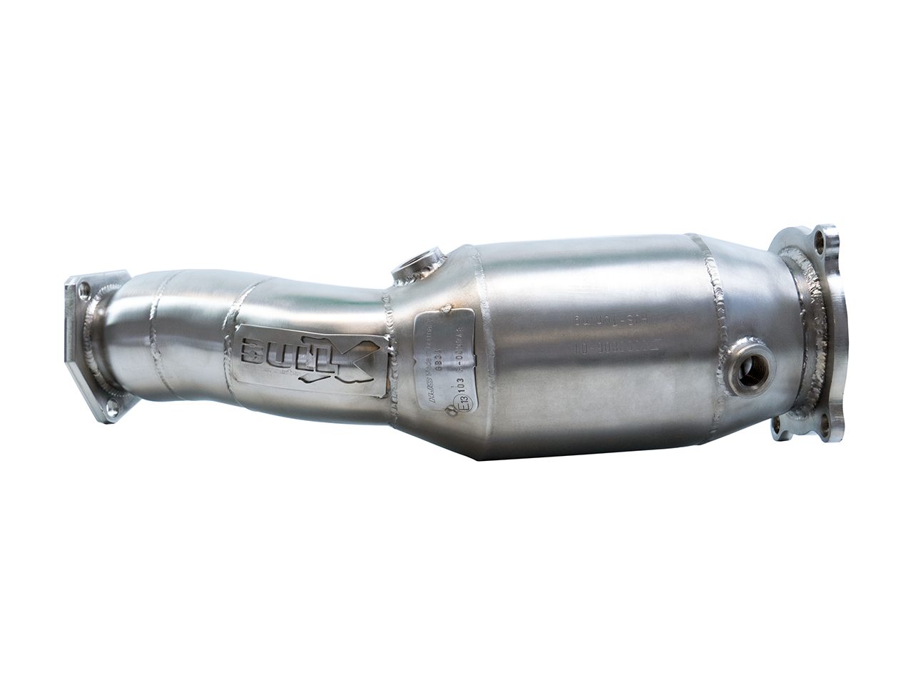 Bull-X Downpipe Audi A4 B7 2.0 TFSI - inkl. 100 Zellen Sportkat (ohne Betriebserlaubnis)