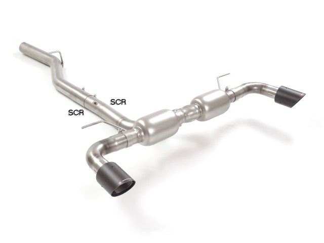 Sportauspuff Alfa Romeo Giulia 2.2 TD 90mm Carbon Shot ECE | Ragazzon
