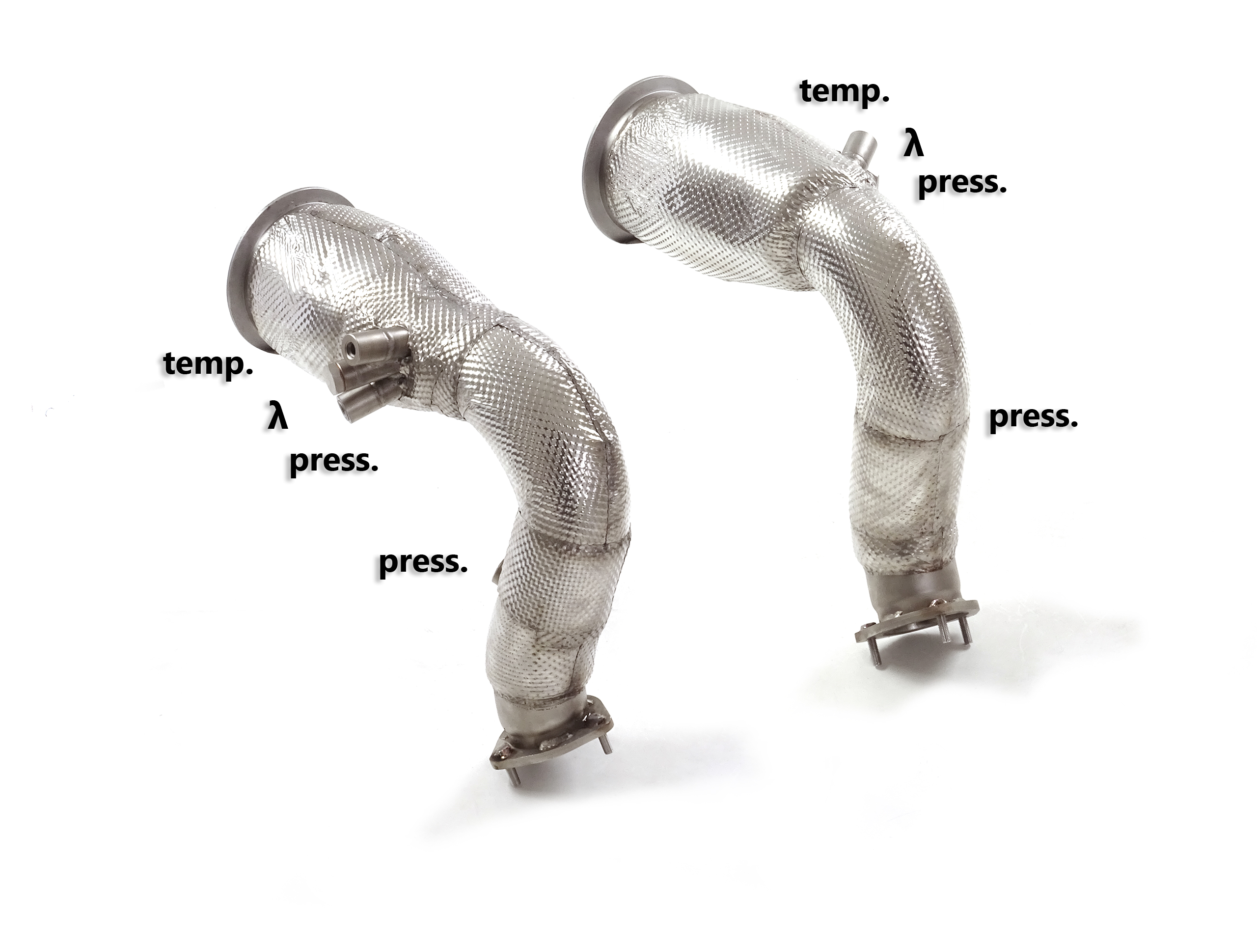 Downpipe + DPF-Ersatzrohr Set Audi Q8 4.0 V8 Metallkat 200cpsi | Ragazzon