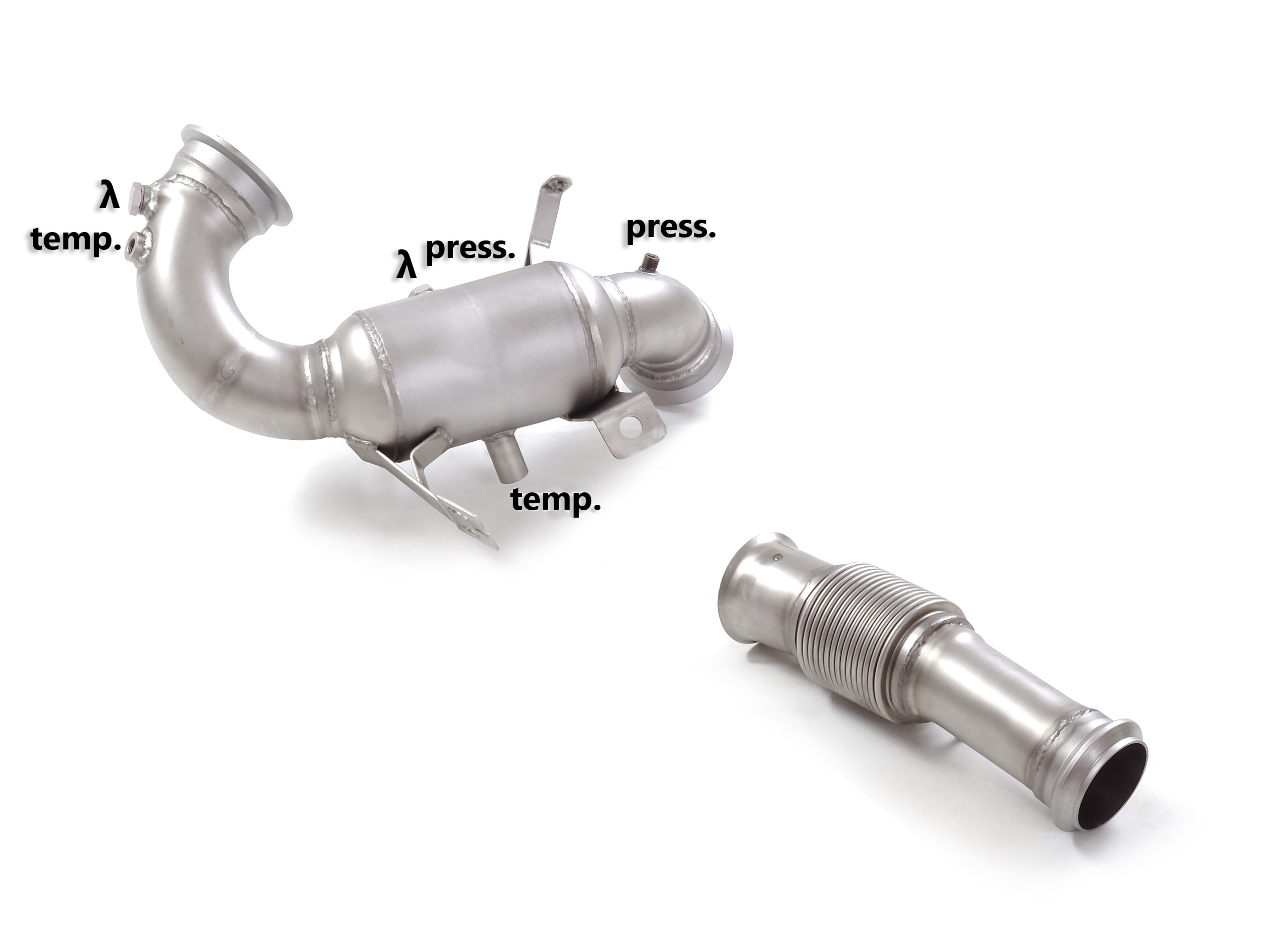 Downpipe + OPF-Ersatzrohr Set Mercedes A45 S AMG W177 | Ragazzon