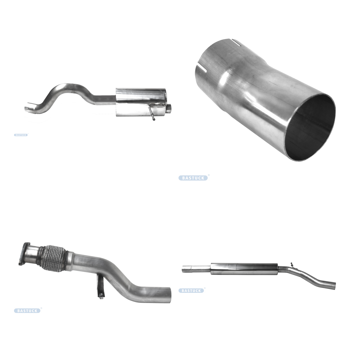 Bastuck Komplettanlage Single – Renault Megane Megane 4 1.6l TCe inkl. GT