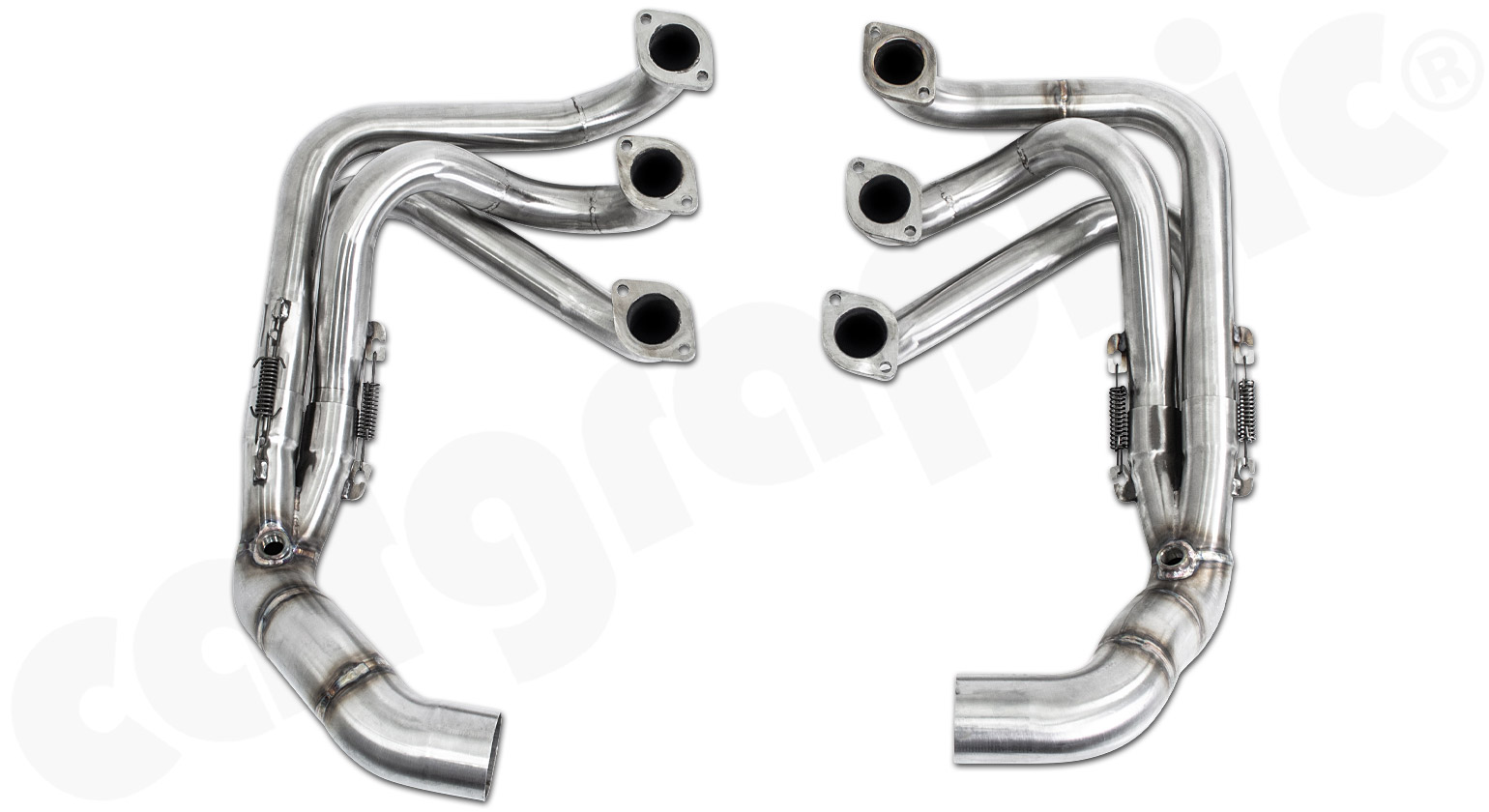 Cargraphic RACING Fächerkrümmersatz Porsche 911 / 964 / 993 39mm Primärrohr