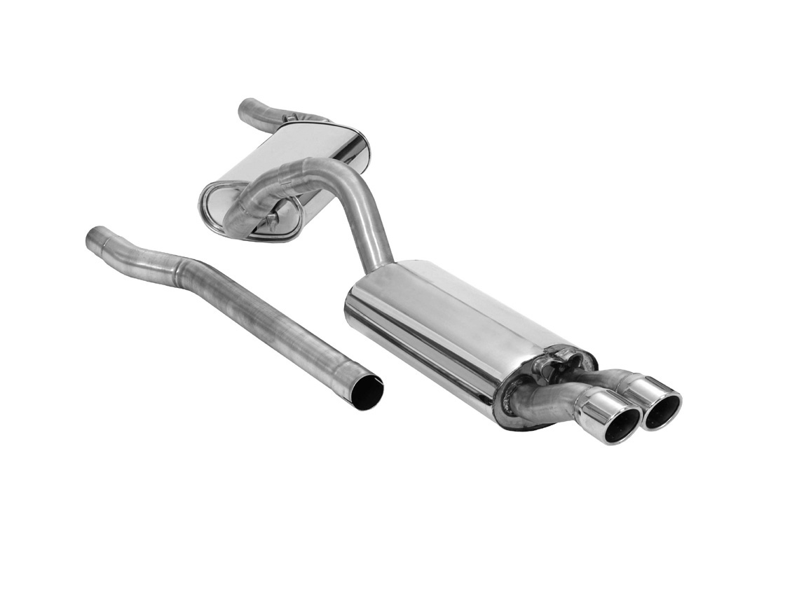 BN-Pipes Sportauspuff Audi 80/90 B3 Typ 89 Cabrio eintragungsfrei