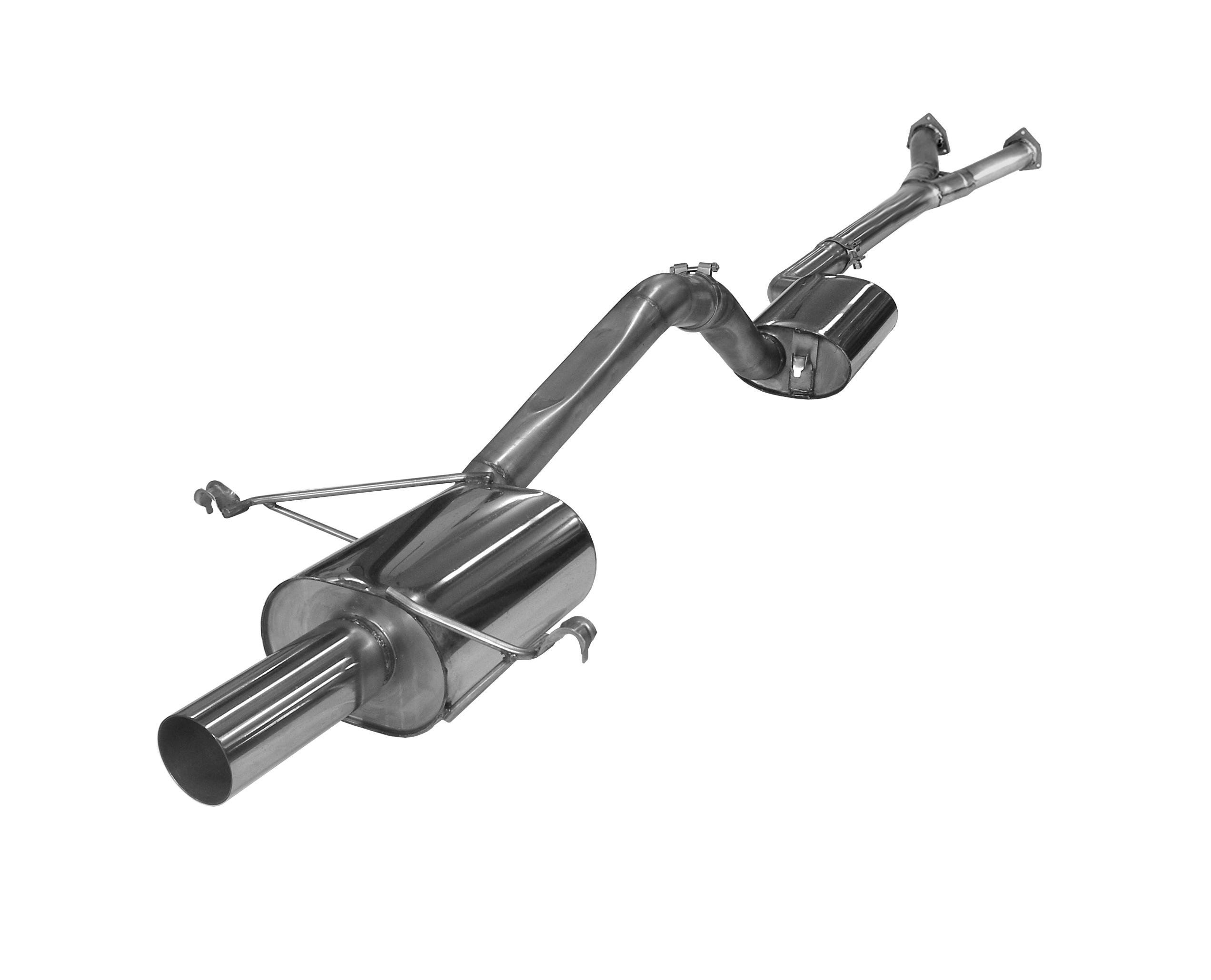 BN-Pipes Sportauspuff Audi Ur-Quattro 20V Rallye-Optik Edelstahl 70mm