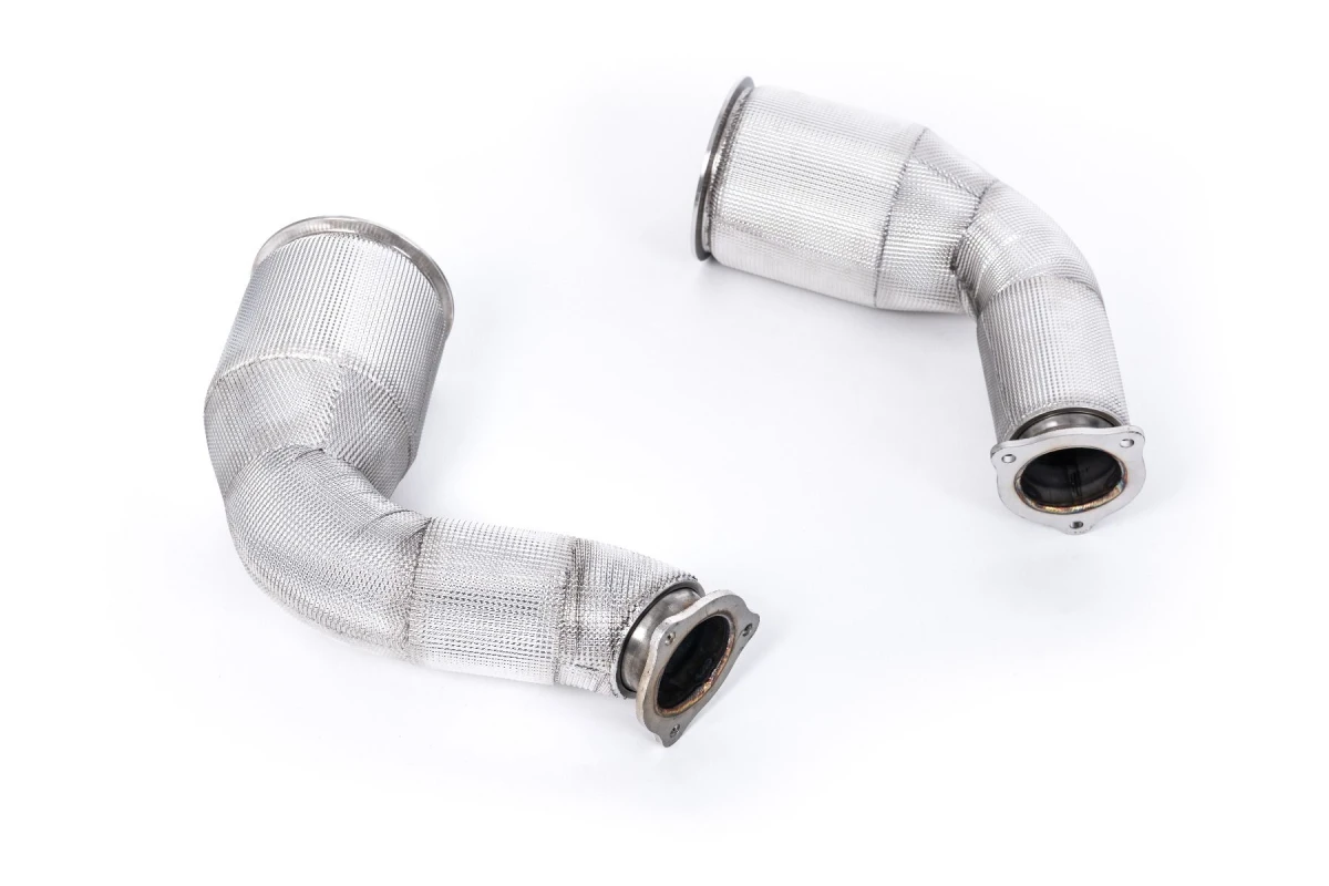 Milltek Sport Downpipe (ohne Kat) passend für Audi RS4 RS5 B9 2.9 V6 Turbo Avant 70mm
