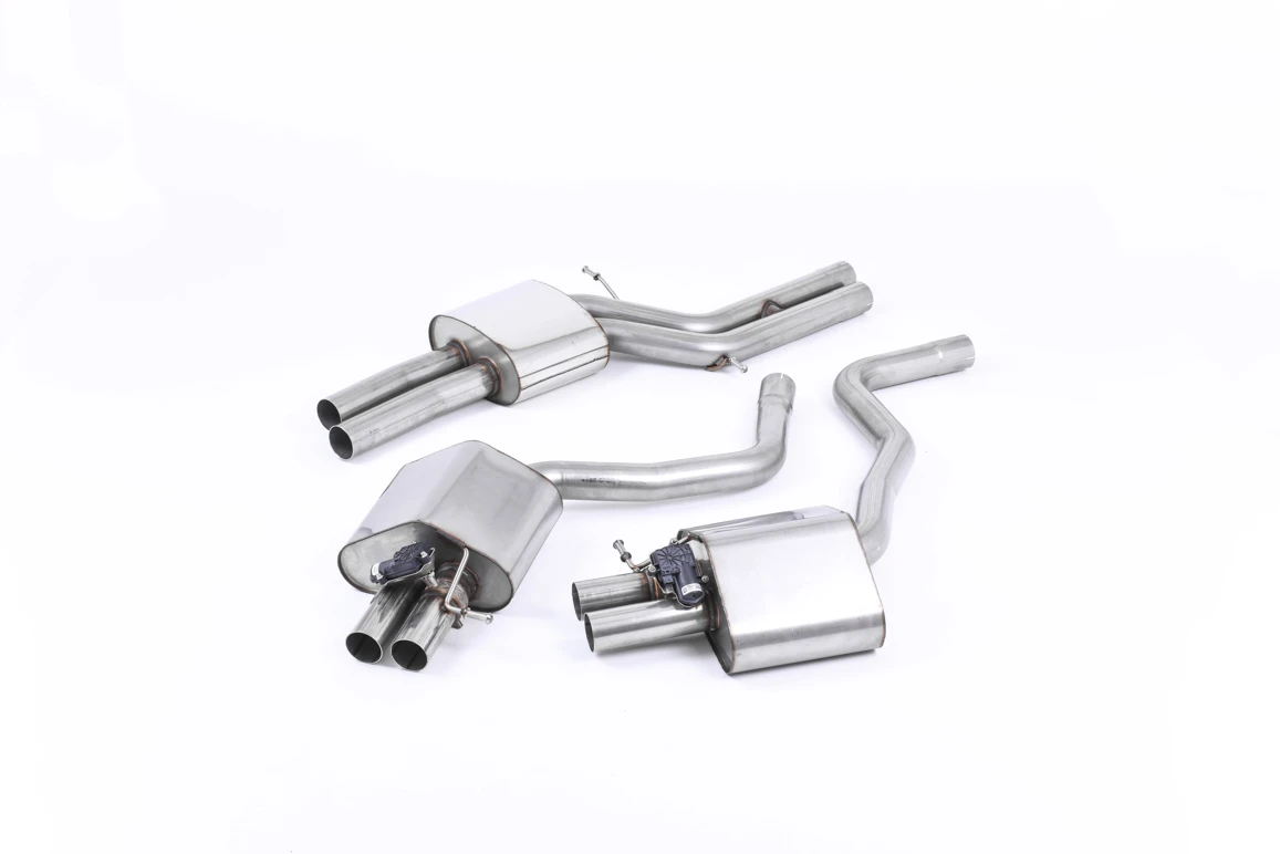 Milltek Klappen Sportauspuff passend für Audi RS6 & RS7 C7 Sportback 4.0 V8 TFSI Bi-Turbo quattro Road+