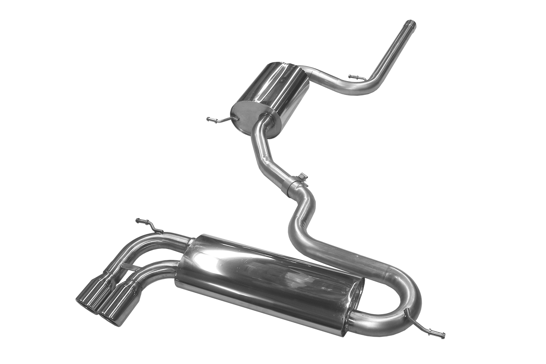 BN-Pipes Sportauspuff VW Golf 7 AU Edelstahl EG-Gutachten