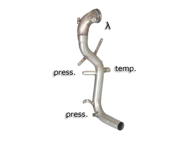 Downpipe + DPF-Ersatzrohr Set Alfa Romeo MiTo 1.3 JTDm | Ragazzon