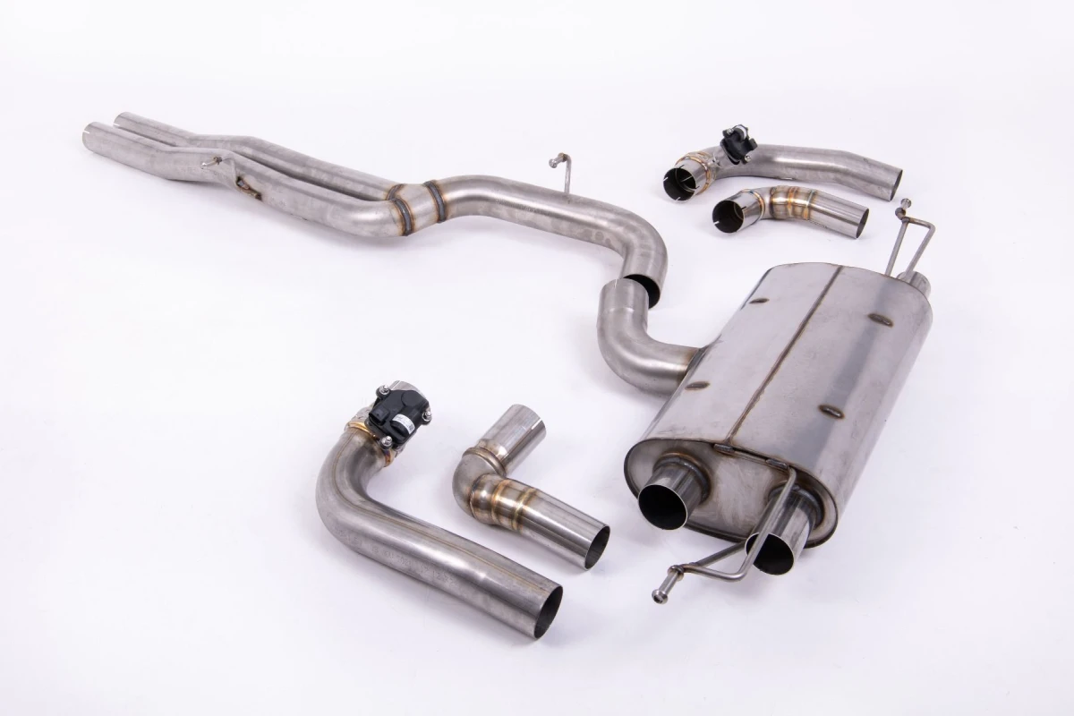 Milltek Klappen Auspuffanlage passend für Audi RS3 8Y Sportback ab OPF - ungedämpft (non-resonated)