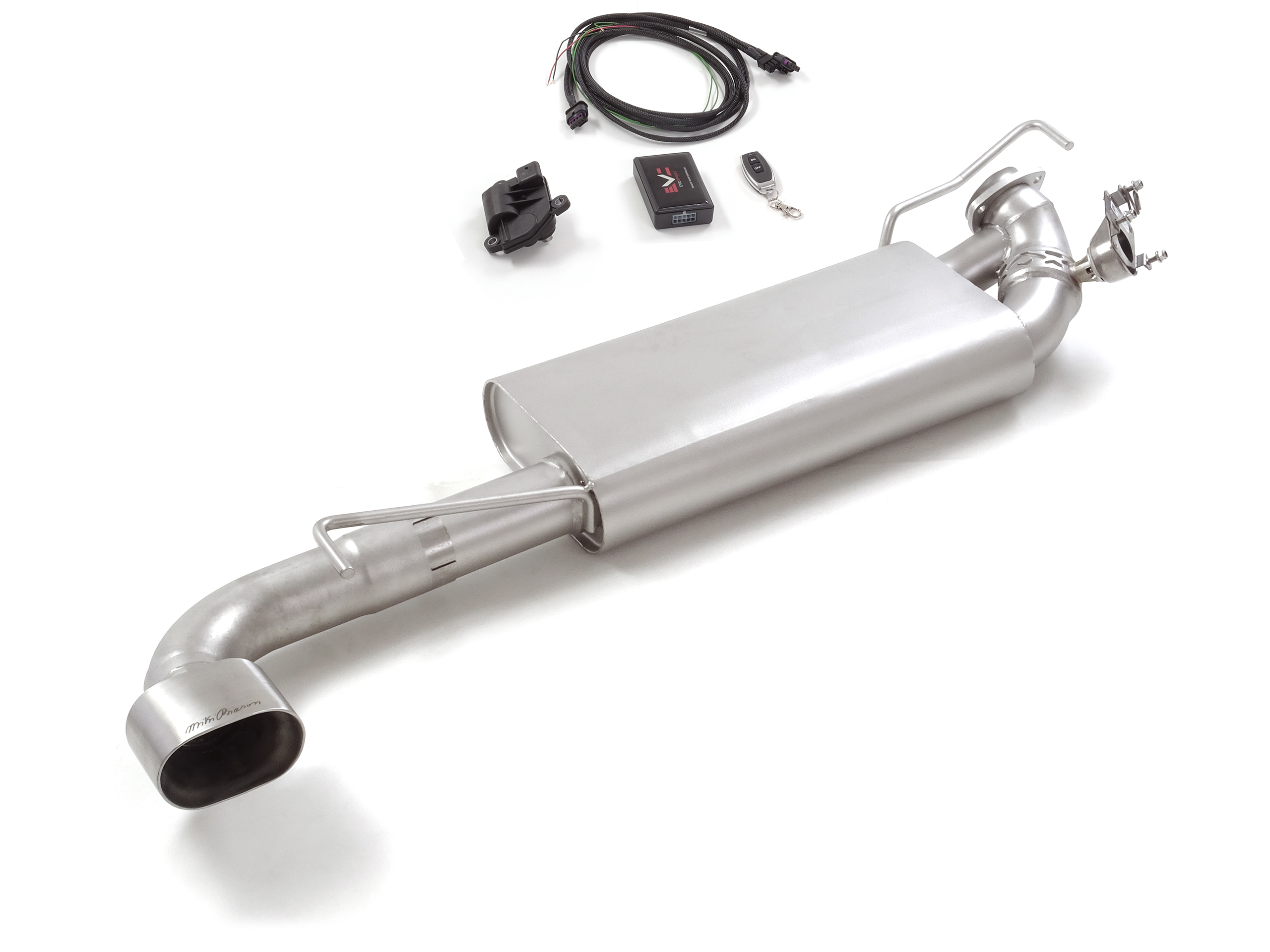 Sportauspuff Lancia Delta Integrale Evo 120x70mm mit Klappe ECE | Ragazzon
