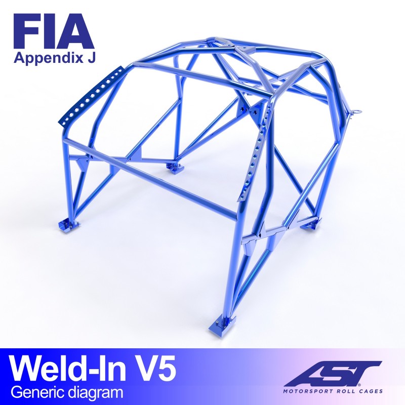 Kafig  MITSUBISHI Lancer EVO VIII 4-door Sedan WELD IN V5