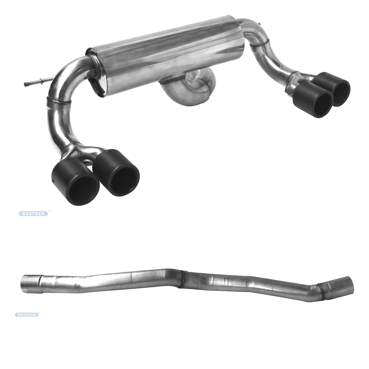 Bastuck Komplettanlage Quattro – BMW 2er M2 M2 (F87)